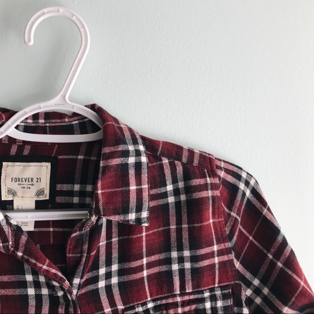 Burgundy Flannel